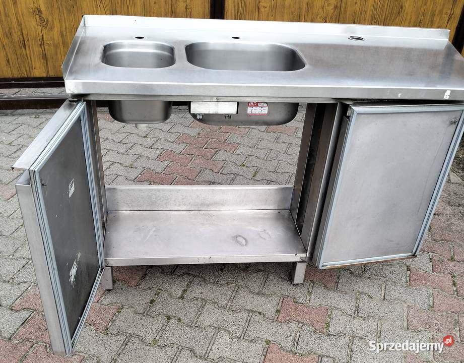 Zlew gastronomiczny 2komorowy 150x645x90 Gastronomia wielkopolskie Słupia Kapitulna