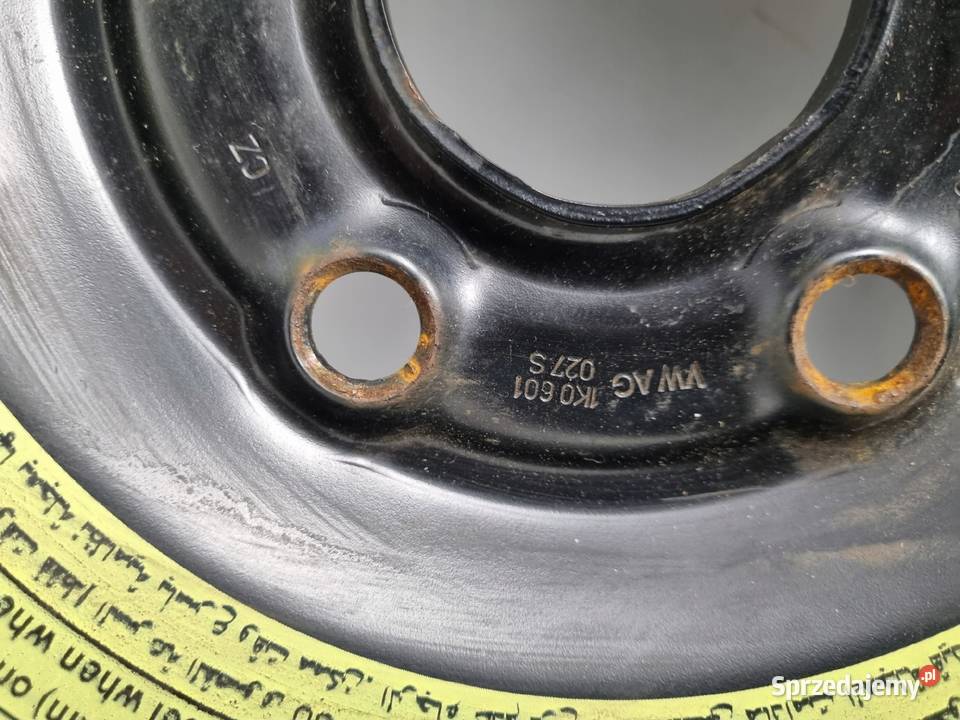 KOŁO ZAPASOWE DOJAZDOWE Audi Seat Vw Golf VI lubelskie Rudka