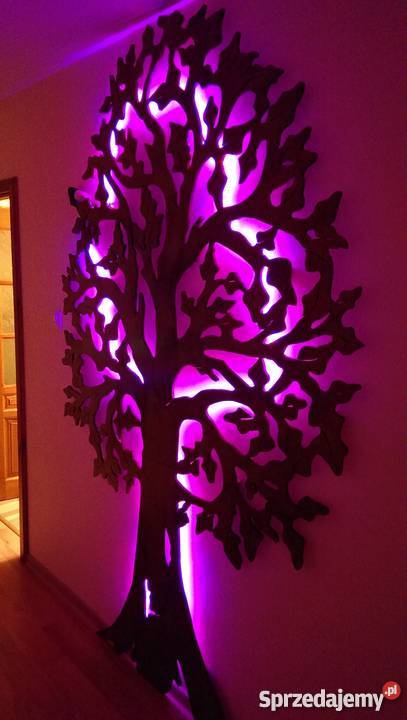 duże drzewo ozdoba na ścianę wycinanka dekor śląskie Zawiercie