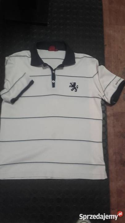 białe polo w paseczki Hilfiger Sosnowiec