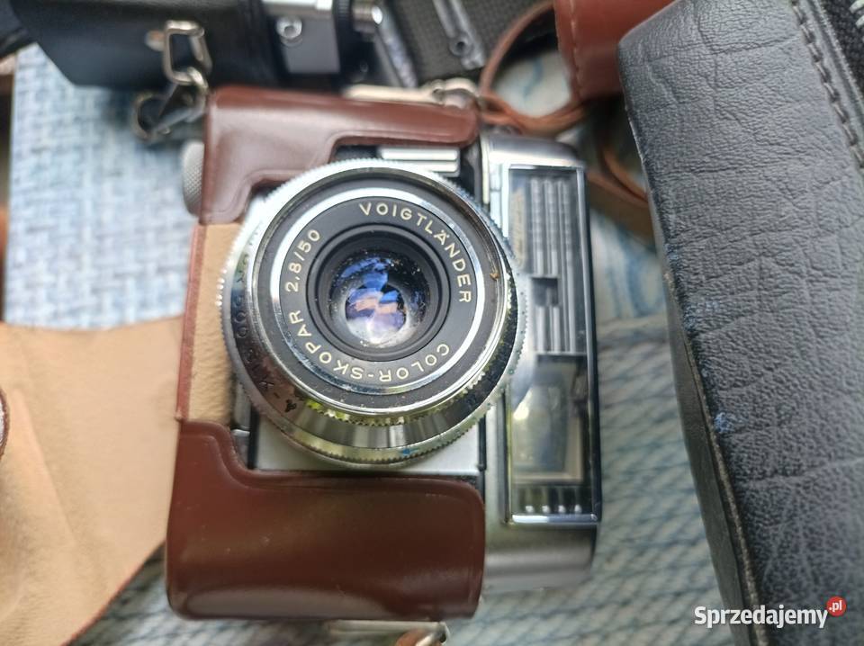 Stare aparaty fotograficzne Practica Kijev Kodak Płock