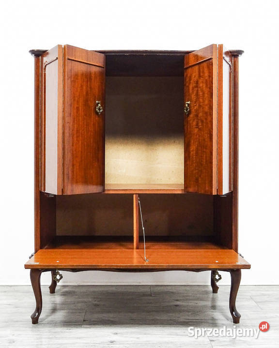 Drewniana Solidna KOMODA na nóżkach RTV styl wielkopolskie Kalisz