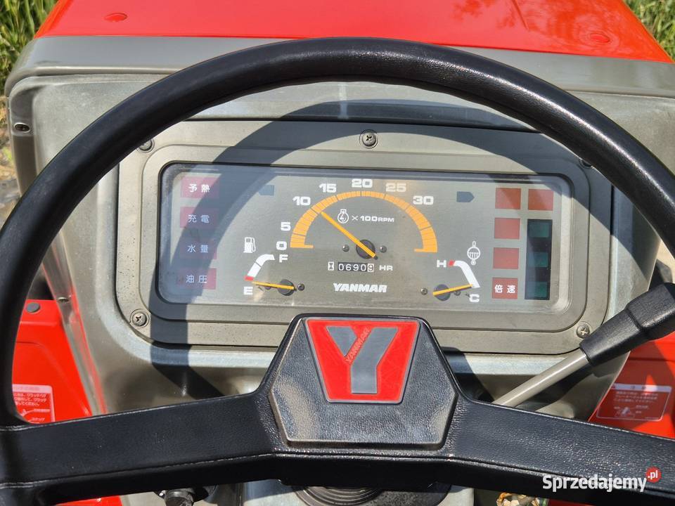 Traktorek traktor YANMAR F7D 16 44 Glebogryzarka Maluszyn