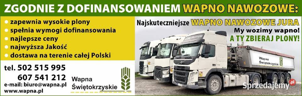 Wapna Świętokrzyskie Nawóz Węglanowe Magnezowe Łańcut