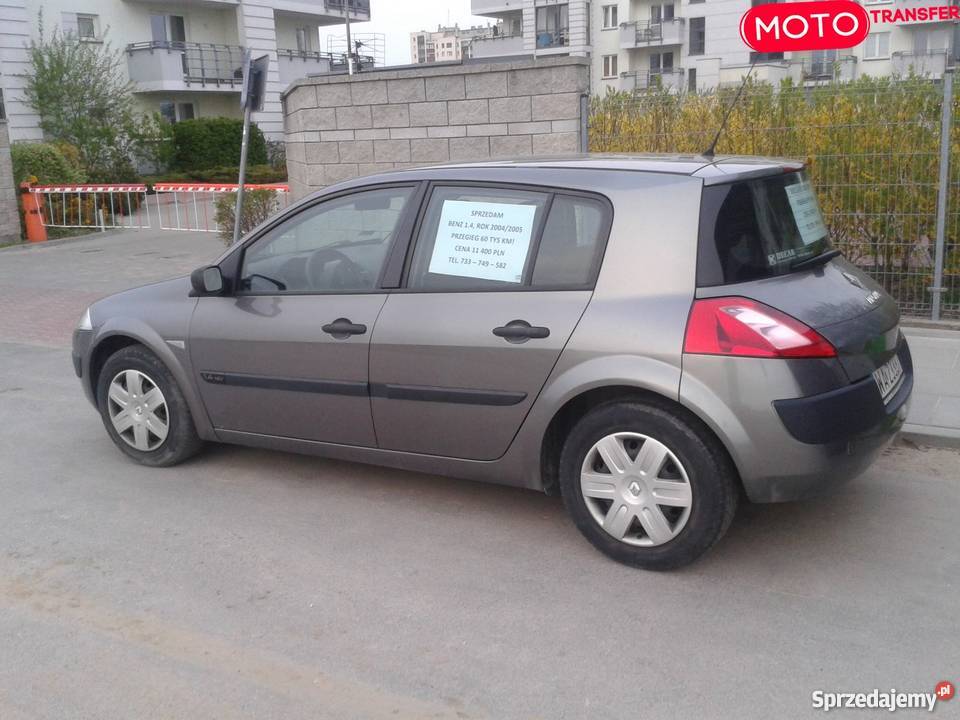 Renault Megane 14 20042005 PRYWATNA Megane mazowieckie Warszawa