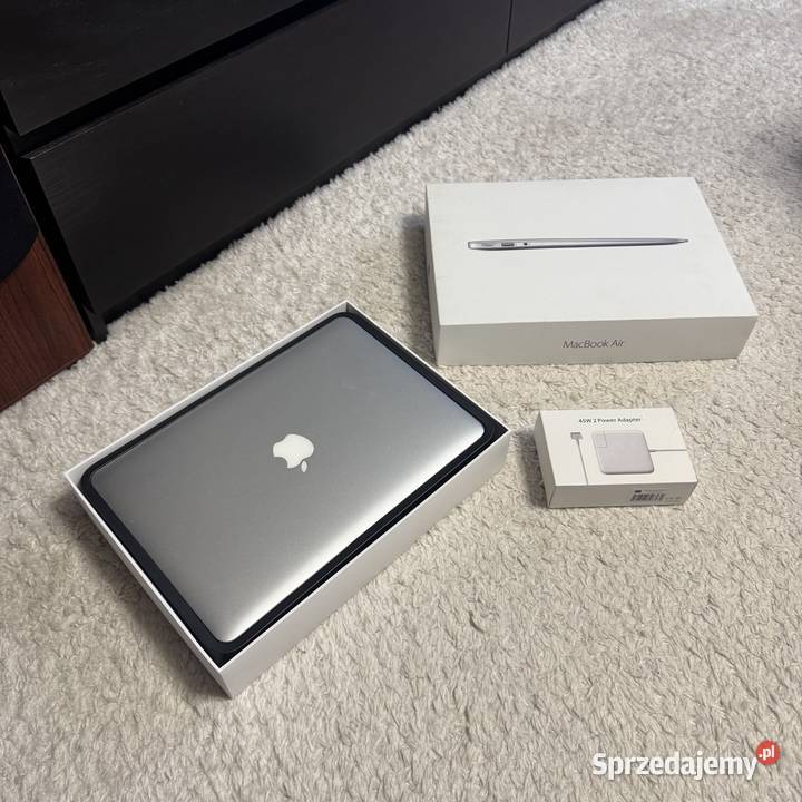 MacBook Air 13 A1466 2015 i5 4GB 128SSD Monterey Taktowanie 1600 mazowieckie Warszawa