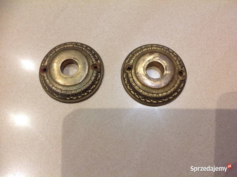 Rozeta Rozetka do Klamki Mosiężna Stara 2 lubuskie Nowa Sól