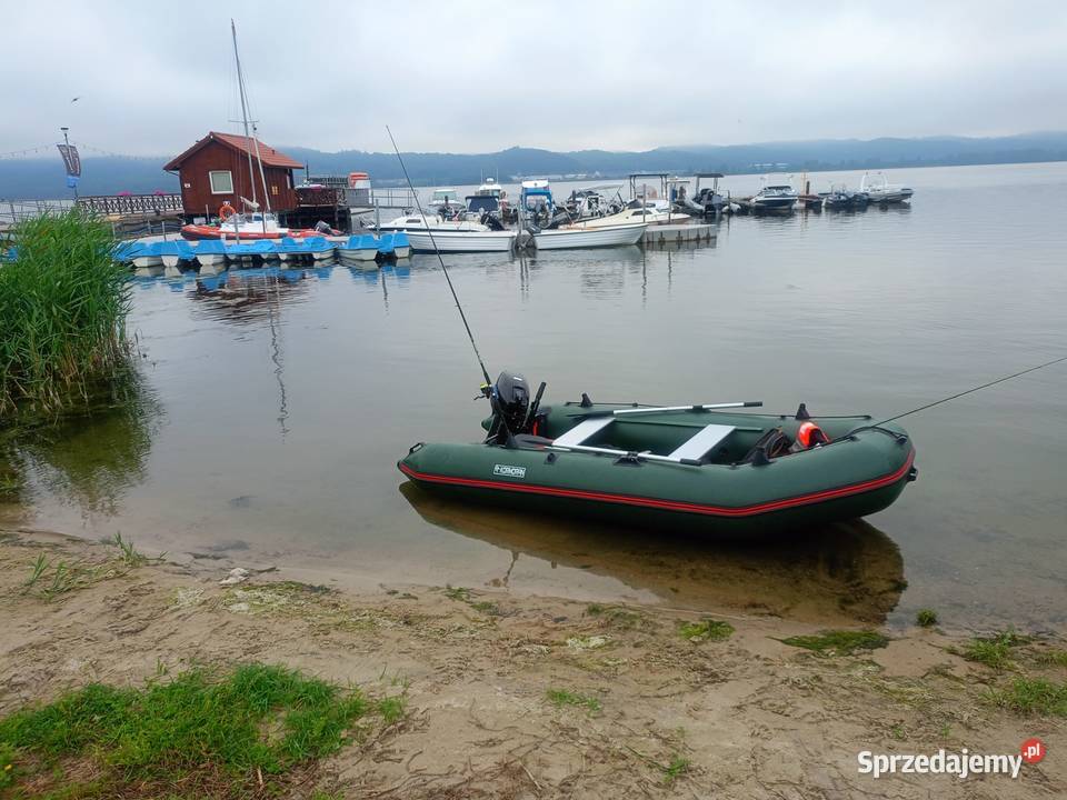 Ponton KORMORAN 360D i Silnik STORM 135 2T Luzino sprzedam