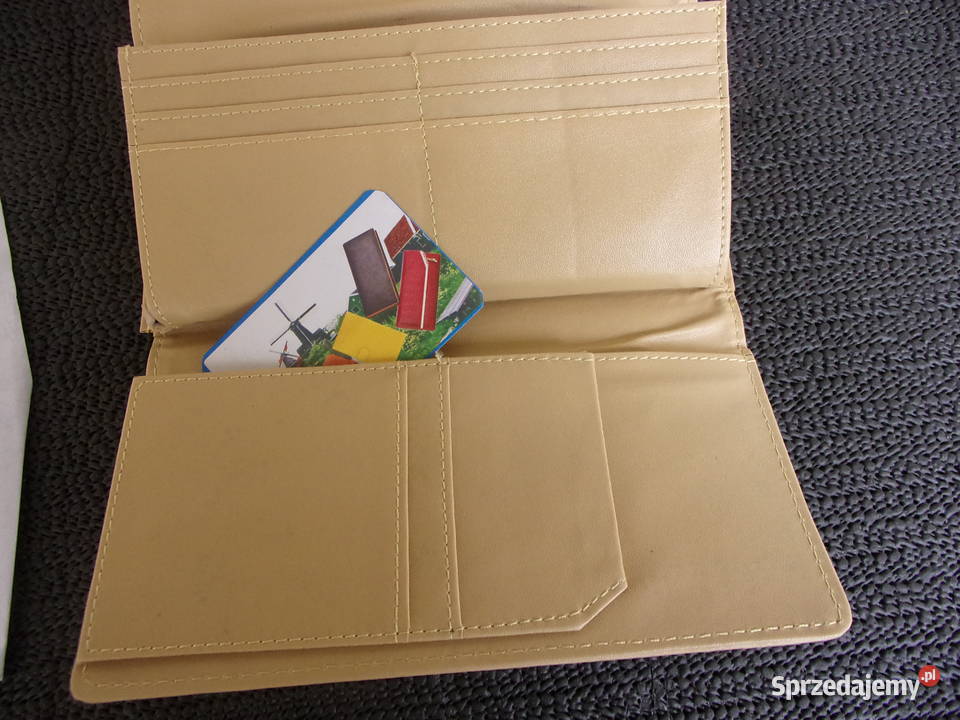 Nowy ładny portfel damski z miękkiej skórki mazowieckie Warszawa