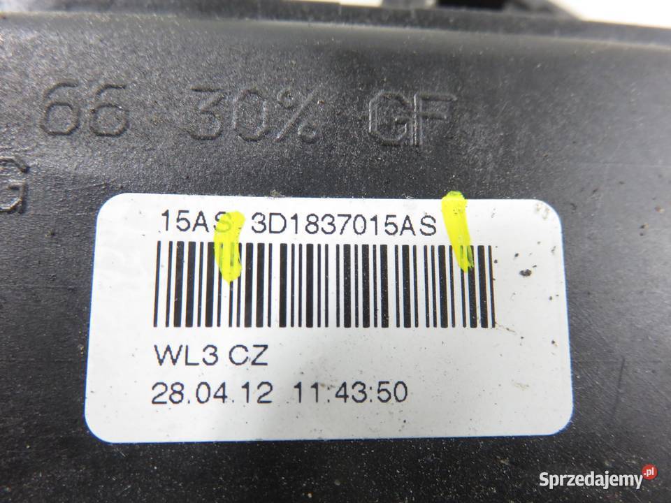 ZAMEK LEWY PRZEDNI VW TOURAN II 1T3 3D1837015AS osobowe małopolskie