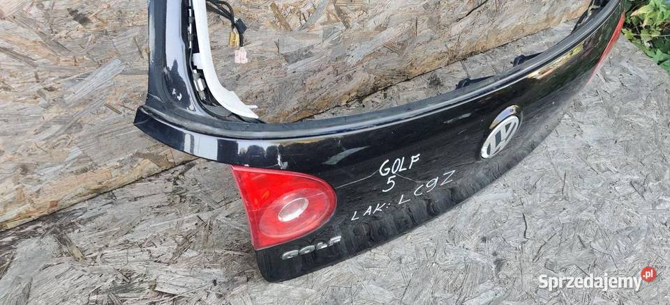 TYLNA KLAPA TYŁ VW GOLF V 5 MK5 osobowe Rudziniec sprzedam