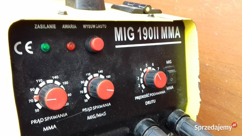 Spawarka migomat Magnum Mig 190II MMA uszkodzona Półautomaty spawalnicze śląskie Bytom