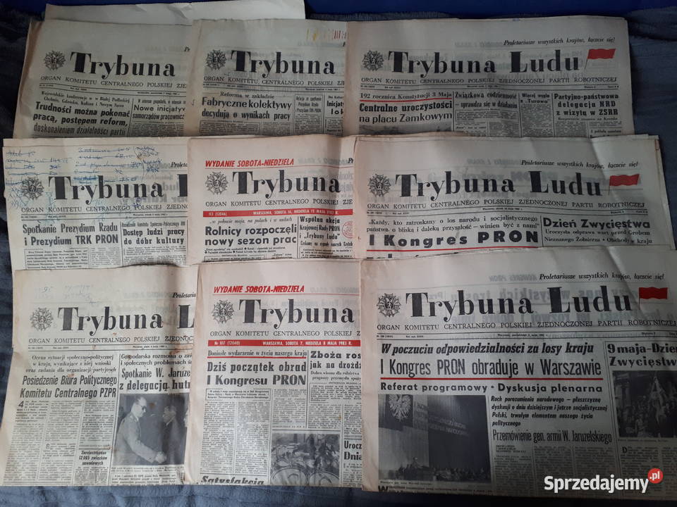 Trybuna Ludu 9sztuk 1983 702505405305 Rok wydania 1983 Pruszków
