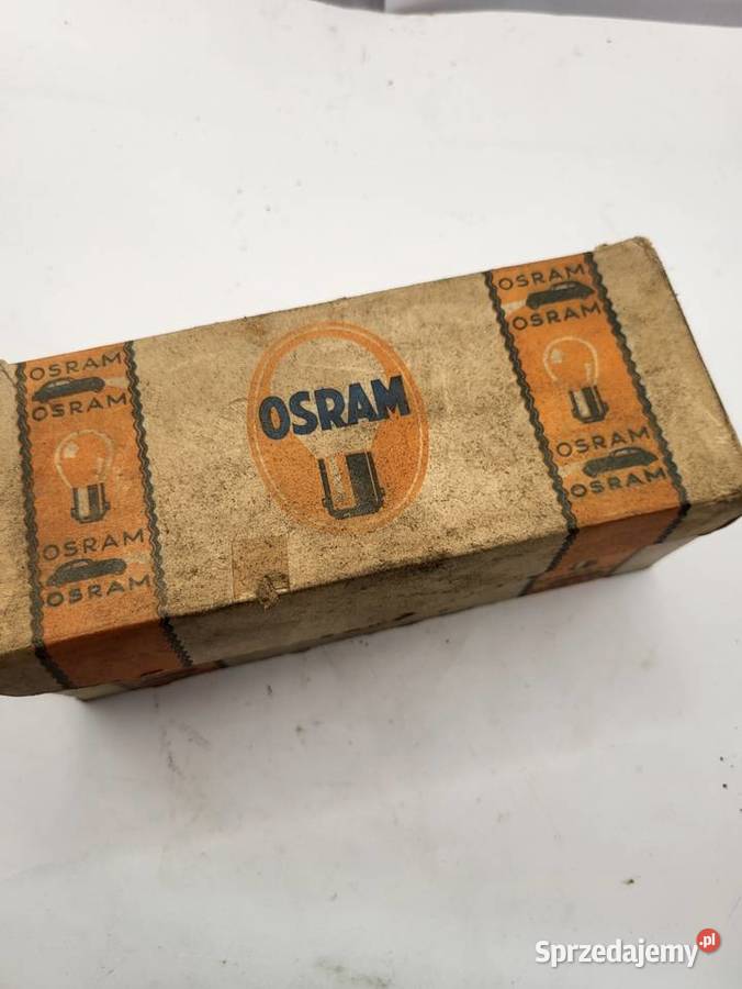 ŻARÓWKI 6V OSRAM 3 SZTUKI NOWE ŻÓŁTE Z EPOKI Żarówki motocyklowe