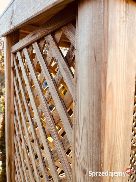 Drewutnia Wiata Kominkowa z Dachem Krytym Papą Chojnice