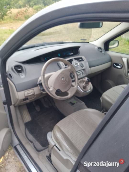 Sprzedam Renault Megane Grand Scenik 19 dCi 7 srebrny Grand Scenic Zawiercie
