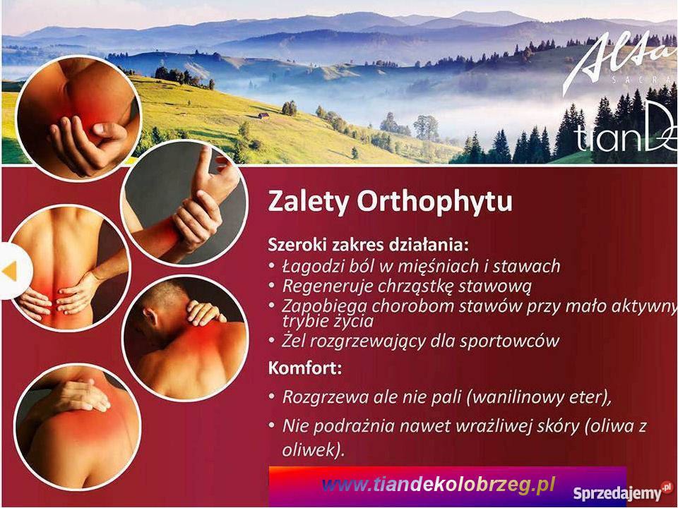 Żel do masażu ciała Orthophyt TianDe Kołobrzeg