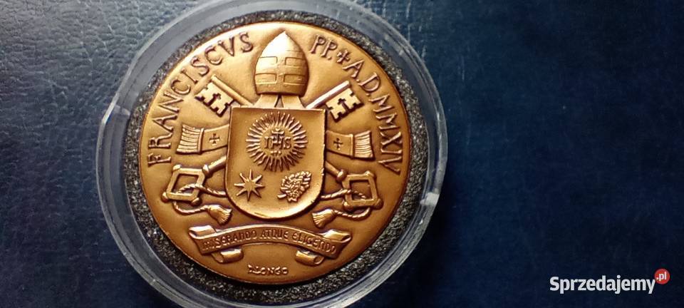 Stare monety Medal Kanonizacja Jan 23 i Jan Numizmatyka Lesko