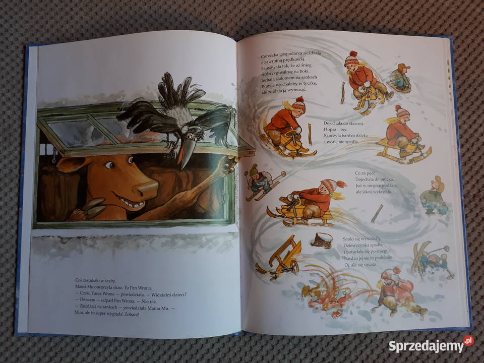 Mama Mu na sankach Jujja Wieslander Tomas Kraków sprzedam