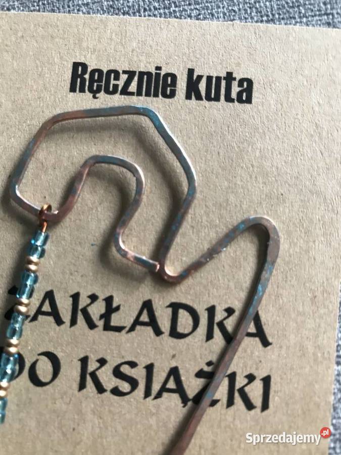 Zakładka do książki z miedzi ręcznie kuta Hand Warszawa