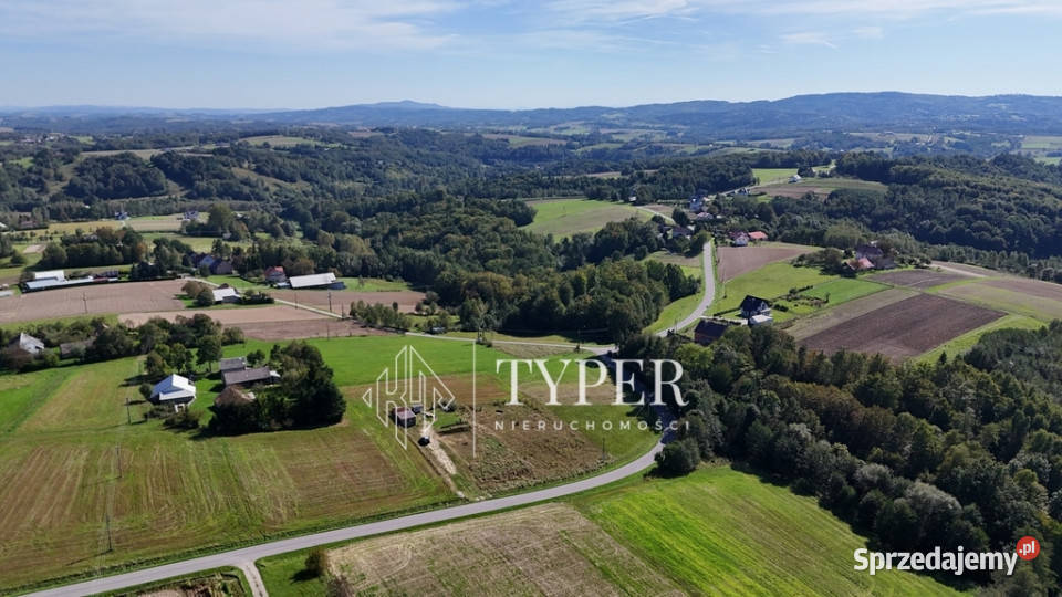 Działka Budowlana 30a Ryglice z pozw na budowę małopolskie sprzedam