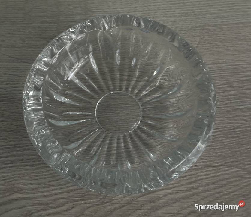 Popielnica kryształowa z lat PRLu sprzedam