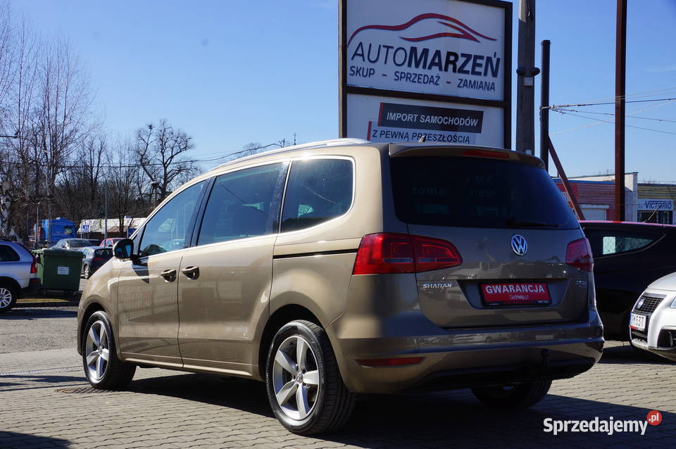 Volkswagen Sharan 20 TDI CR 140 4x4 7osób Kamera nieuszkodzony
