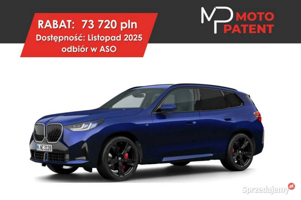 BMW X3 40d xDrive Nowy Model Dostawa Listopad mazowieckie Warszawa