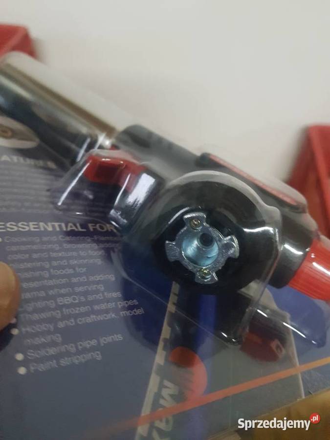 Palnik gazowy z zapalarką na butlę turystyczną Spalinowe Głogowa