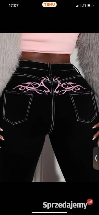 Spodnie dzwony y2k nowe