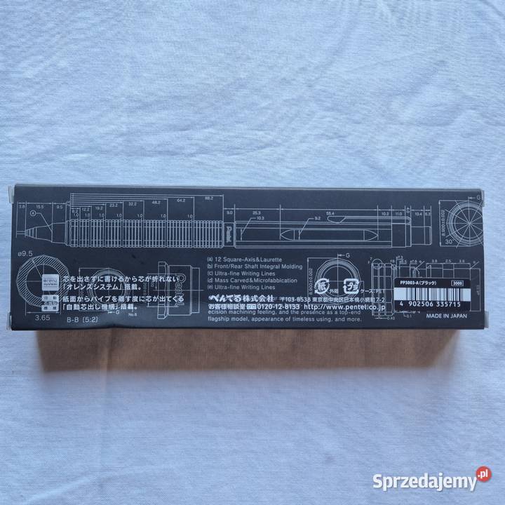 Ołówek automatyczny Pentel Orenz Nero 03 Brzesko