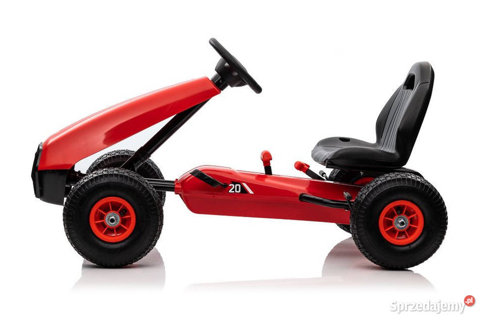 pojazd GOKART NA PEDAŁY pompowane koła auto Myszków