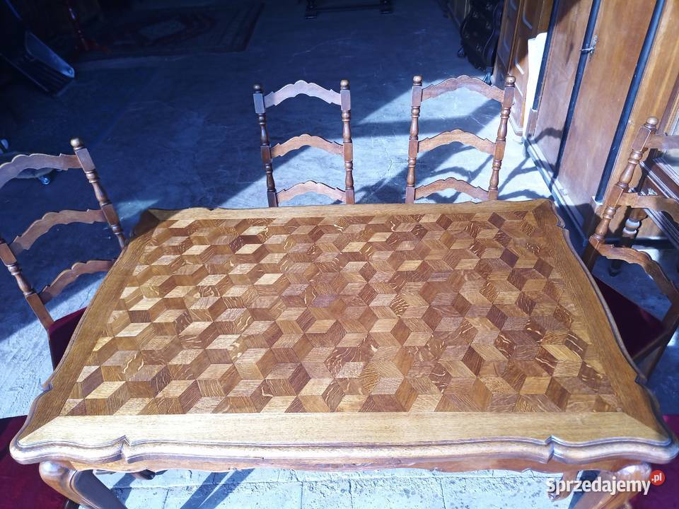 Witryna przeszklona Art Deco Dąb Mahoń śląskie Kozy sprzedam