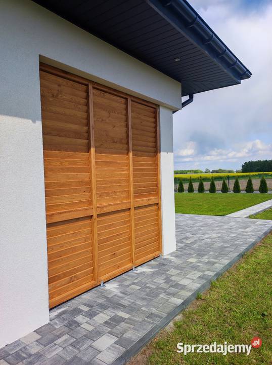 Rolety drewniane tarasowe regulowane żaluzje Tarnogród