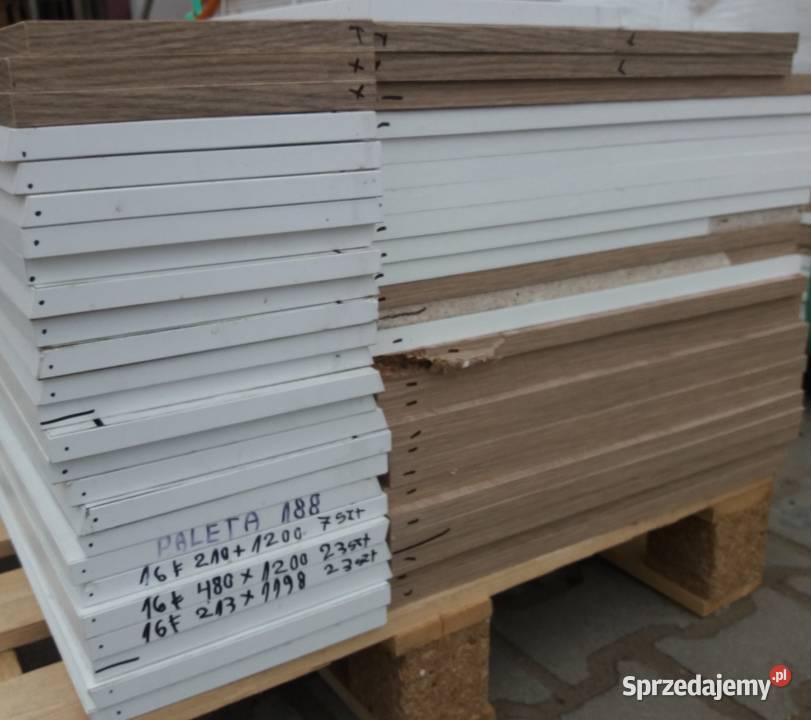 Płyta wiórowa FORMATKI 16mm różne wymiary Pozostałe wielkopolskie Brzeźno