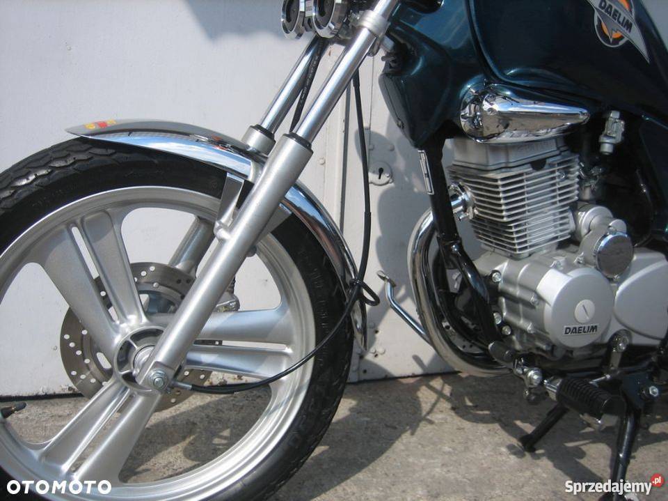 Daelim VS 125 Vc Daelim kat B ładny chopper 4200 zielony
