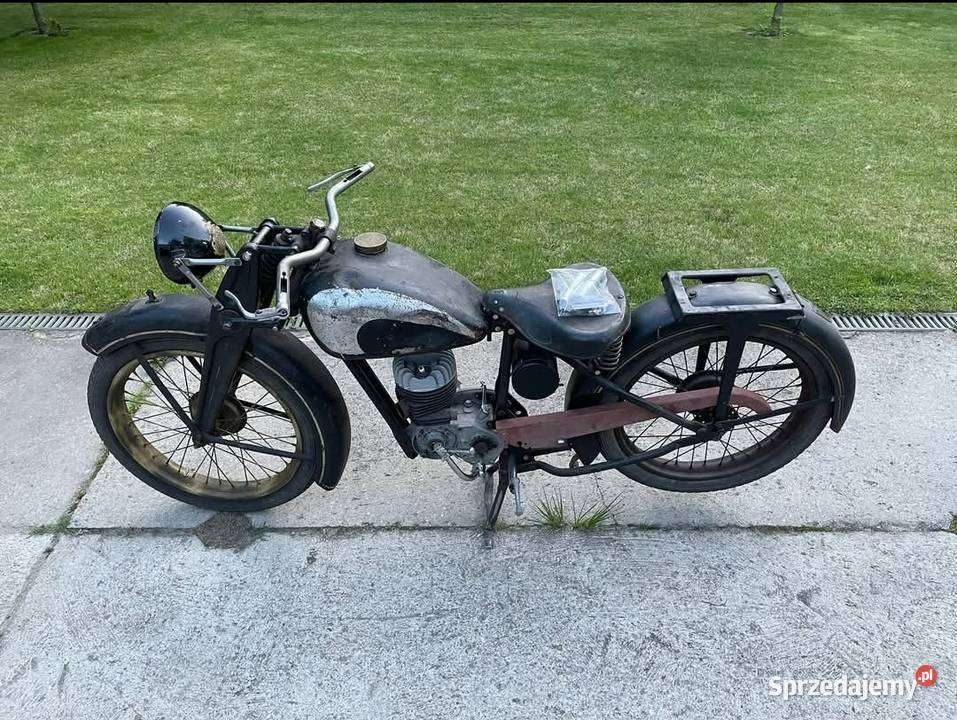 Projekt Zundapp DE200 1934 zabytkowy DB 200 DBK łódzkie Pabianice sprzedam