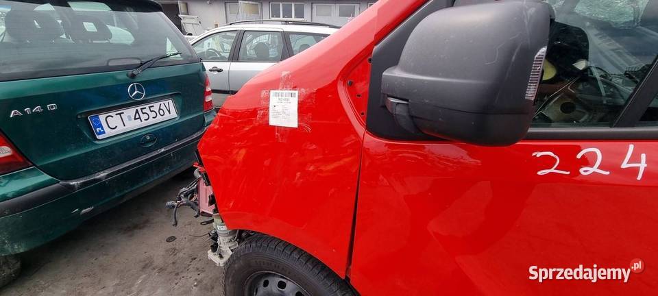 BŁOTNIK LEWY PRZÓD RENAULT TRAFIC III Pozostałe Lipno