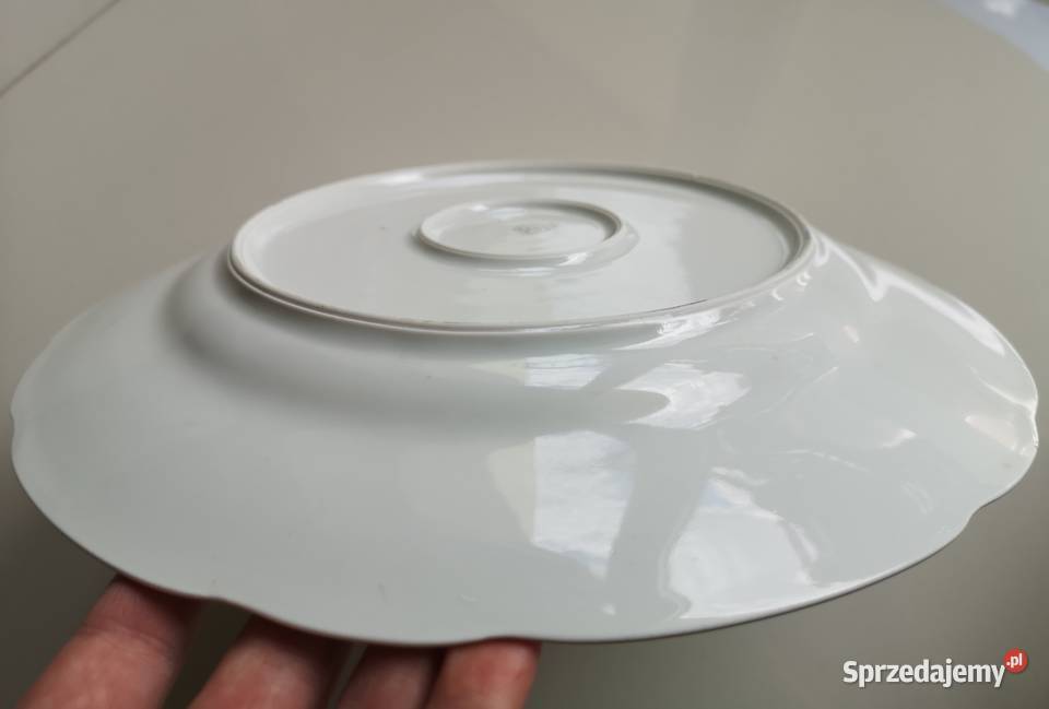 Talerz porcelanowy Seria Kwiaty polne vintage kujawsko-pomorskie Toruń