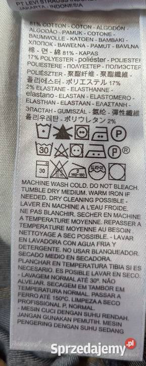 Levis Jeans PC918880012 W24 L30 Blue Skinny Warszawa