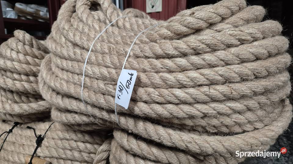 Lina jutowa 24mm 26mm 28mm 30mm 3 sznurek jutowy kujawsko-pomorskie Grudziądz