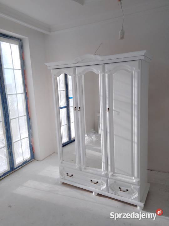 Promocja Stylowa Biała Szafa 130 3D3s Dąb Inowrocław