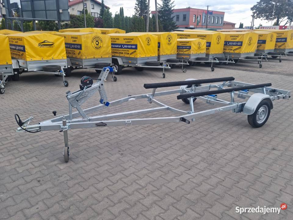 Przyczepa podłodziowa lekka pod ponton łódkę Lesznowola