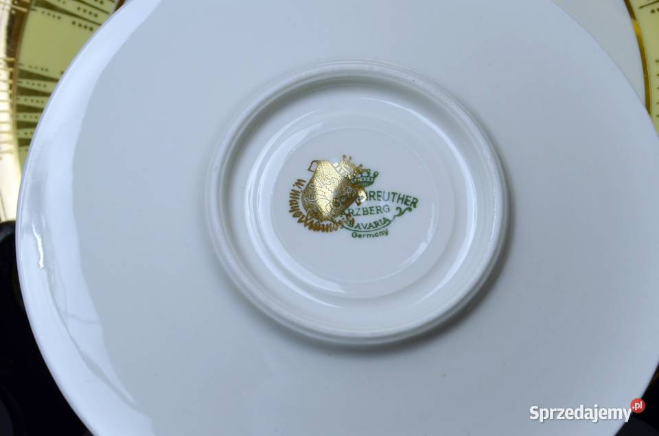 Trio śniadaniowe lata 30 XX w Hutschenreuther