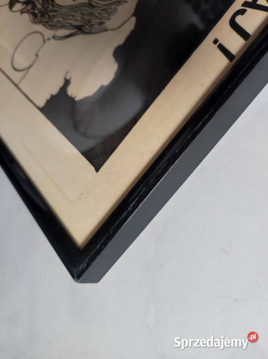 Andrzej Mleczko obraz rama oprawa Uważaj sex Kielce