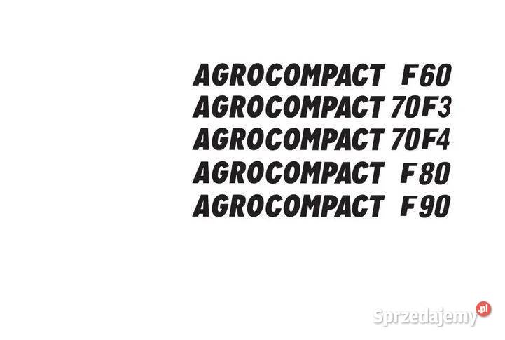 Dutz Fahr Agrocompact F60 F70 F80 F90 instrukcja motoryzacja, transport świętokrzyskie Kielce
