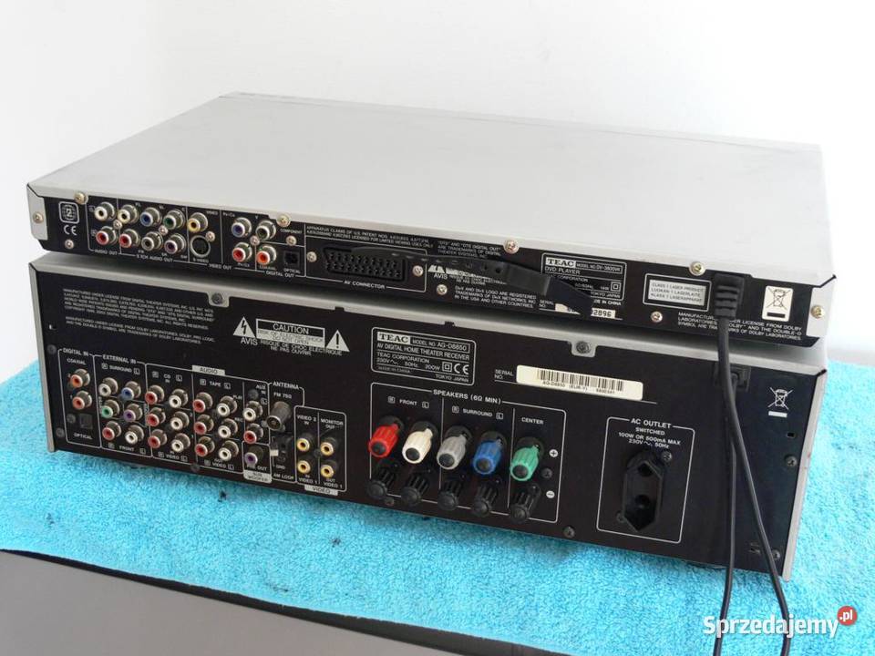 Amplituner i CD TEAC piloty mocny WYSYŁKA Jasło