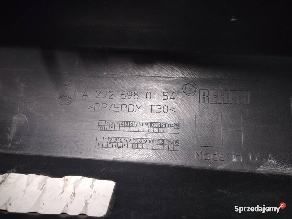 LISTWA NAKLADKA PROGOWA GLE 350D 4MATIC W292 Mietków