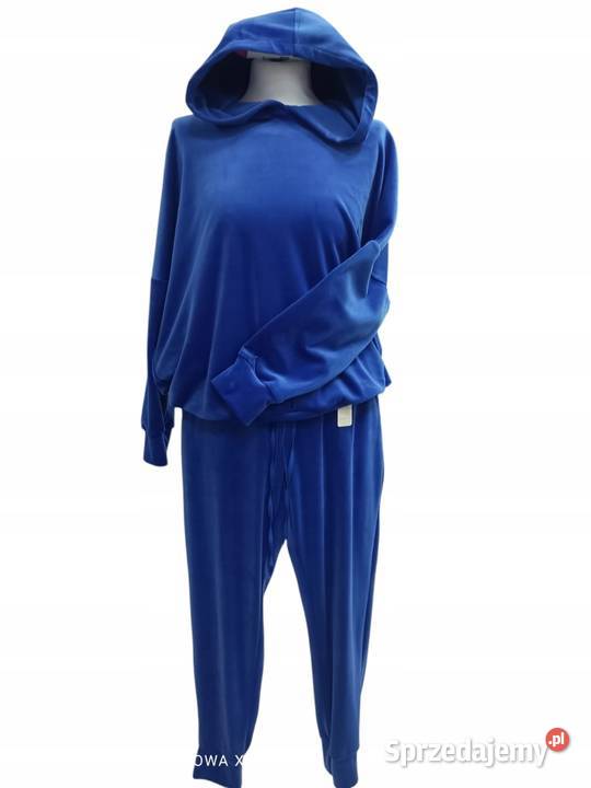 Dreskomplet damski welurowy z Kapturem LXLbiust kolorowy Odzież sportowa Odzież sportowa