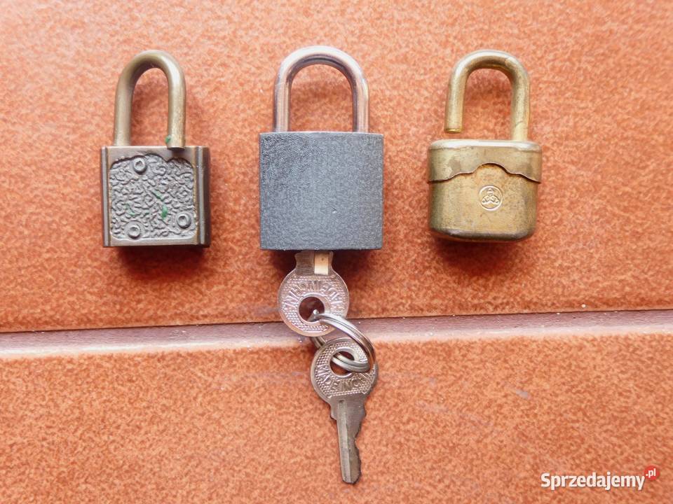 3 x mała kłódeczka z czasów PRL Szczyrk